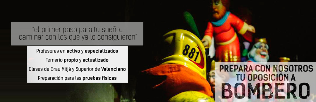 Preparar oposiciones de bombero en Gandia y Valencia